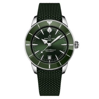 Breitling Superocean Heritage B31 Automatic 44mm Zegarek męski Zielona guma AB3112361L1S1