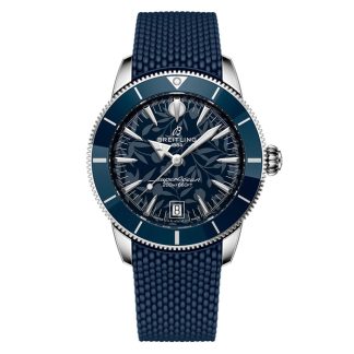 Breitling Superocean Heritage B31 Automatic Kelly Slater Limited Edition 40mm Zegarek męski Niebieska guma AB31101A1C1S1