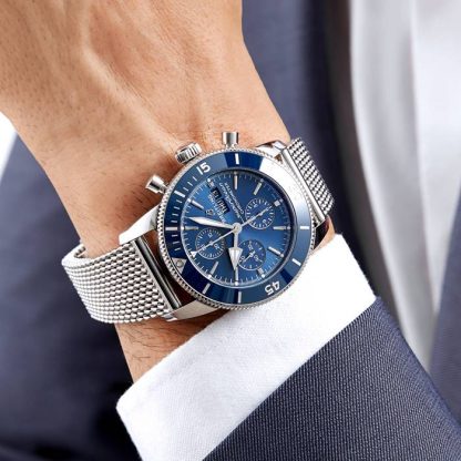 Breitling Superocean Heritage Chronograph 44 Zegarek ze stali nierdzewnej A13313161C1A1 - obrazek 5