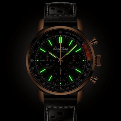 Breitling Top Time B01 41mm Zegarek męski Brązowy RB01761A1Q1X1 - obrazek 5