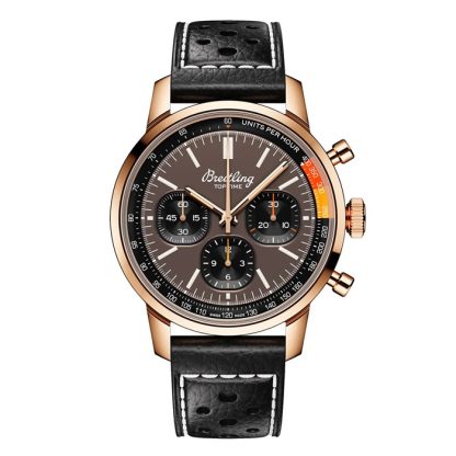 Breitling Top Time B01 41mm Zegarek męski Brązowy RB01761A1Q1X1