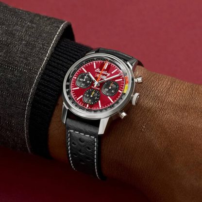 Breitling Top Time B01 Classic Cars Chevrolet Corvette 41mm Zegarek męski AB01761A1K1X1 - obrazek 5