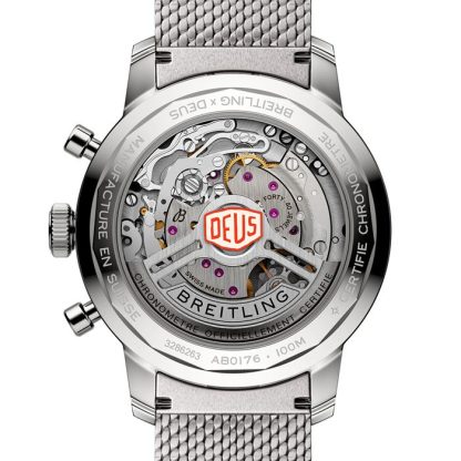 Breitling Top Time B01 Deus 41mm Zegarek Męski Stal Nierdzewna AB01765A1B1A1 - obrazek 2