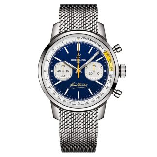 Breitling Top Time B01 Gino Bartali 41mm Zegarek Męski Stal Nierdzewna AB01767A1C1A1