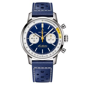 Breitling Top Time B01 Gino Bartali 41mm Zegarek męski Skóra AB01767A1C1X1