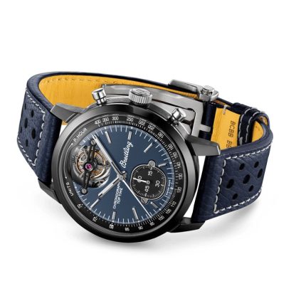 Breitling Top Time B21 Shelby Cobra Tourbillon 44mm Zegarek męski Niebieski SB21251A1C1X1 - obrazek 3