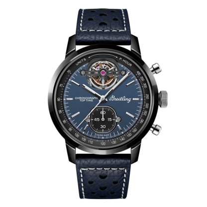 Breitling Top Time B21 Shelby Cobra Tourbillon 44mm Zegarek męski Niebieski SB21251A1C1X1