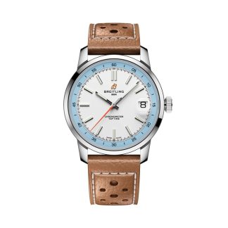 Breitling Top Time B31 38mm Zegarek męski Biały AB3113281A1X1