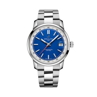 Breitling Top Time B31 38mm Zegarek męski Niebieski Stal nierdzewna AB3113A71C1A1