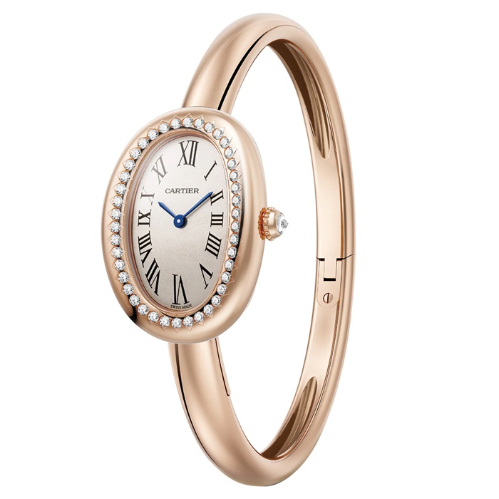 Cartier Baignoire De Cartier Zegarek Mały Model Rozmiar 15 Mechanizm kwarcowy Koperta w kolorze różowego złota WJBA0041 - obrazek 2