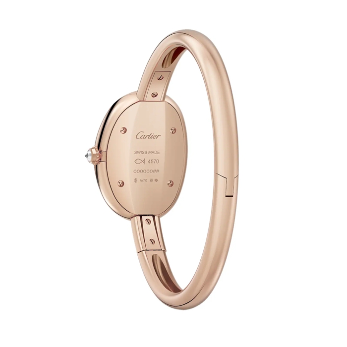 Cartier Baignoire De Cartier Zegarek Mały Model Rozmiar 15 Mechanizm kwarcowy Koperta w kolorze różowego złota WJBA0041 - obrazek 3