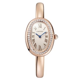 Cartier Baignoire De Cartier Zegarek Mały Model Rozmiar 15 Mechanizm kwarcowy Koperta w kolorze różowego złota WJBA0041