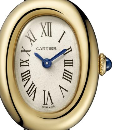 Cartier Baignoire Mini Model Kwarcowy Żółte Złoto WGBA0041 - obrazek 2
