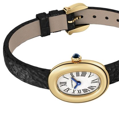 Cartier Baignoire Mini Model Kwarcowy Żółte Złoto WGBA0041 - obrazek 4