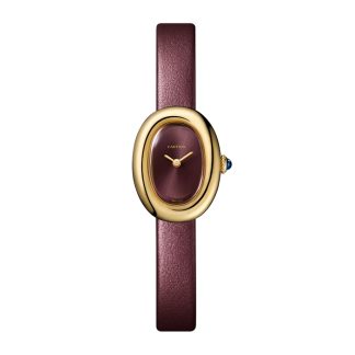 Cartier Baignoire Zegarek Mini Model Kwarcowy Mechanizm Żółte Złoto Koperta WGBA0032