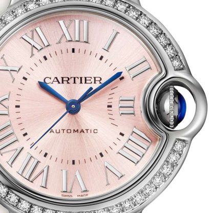 Cartier Ballon Bleu De Cartier Zegarek 33 mm z automatycznym naciągiem i stalową kopertą W4BB0037 - obrazek 2