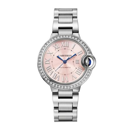 Cartier Ballon Bleu De Cartier Zegarek 33 mm z automatycznym naciągiem i stalową kopertą W4BB0037