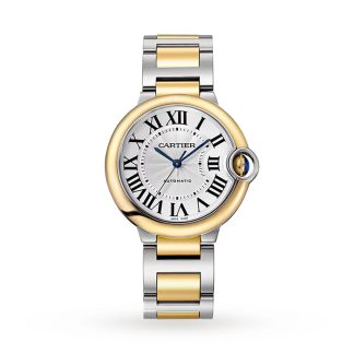 Cartier Ballon Bleu De Cartier Zegarek 36 mm z automatycznym naciągiem i stalową kopertą W2BB0038