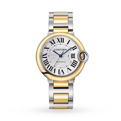 Cartier Ballon Bleu De Cartier Zegarek 36 mm z automatycznym naciągiem i stalową kopertą W2BB0038