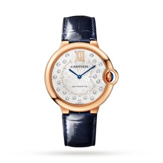 Cartier Ballon Bleu De Cartier Zegarek 36mm Samonakręcający się Mechaniczny Mechanizm Różowe Złoto WGBB0053