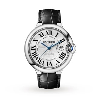 Cartier Ballon Bleu De Cartier Zegarek 42mm Stal Skóra WSBB0026