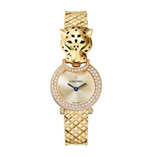 Cartier La Panthère Zegarek 23,6 mm Mechanizm kwarcowy Żółte złoto HPI01526