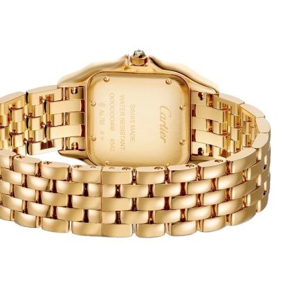 Cartier Panthère De Cartier Zegarek średni model Mechanizm kwarcowy 18-karatowe żółte złoto WJPN0043 - obrazek 2