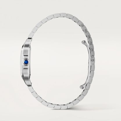 Cartier Santos De Cartier mały model kwarcowy stal WSSA0082 - obrazek 3