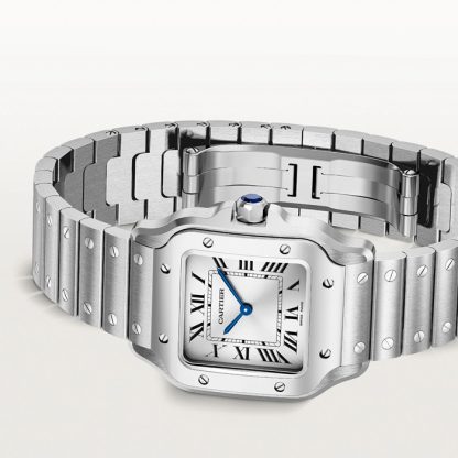 Cartier Santos De Cartier mały model kwarcowy stal WSSA0082 - obrazek 4