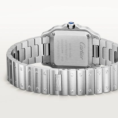 Cartier Santos De Cartier mały model kwarcowy stal WSSA0082 - obrazek 5