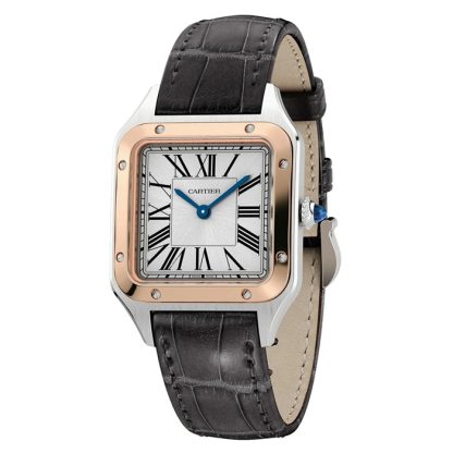 Cartier Santos-Dumont Zegarek mały model Wysoka autonomia Mechanizm kwarcowy Stalowa koperta W2SA0038 - obrazek 2