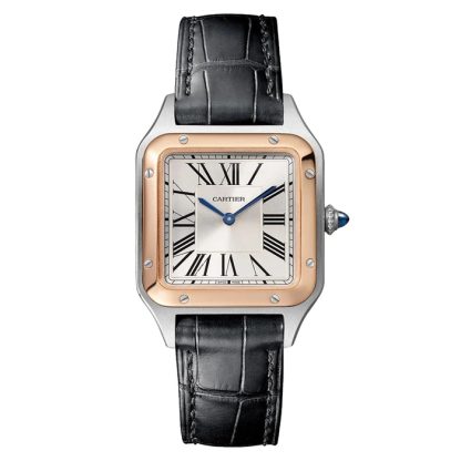 Cartier Santos-Dumont Zegarek mały model Wysoka autonomia Mechanizm kwarcowy Stalowa koperta W2SA0038