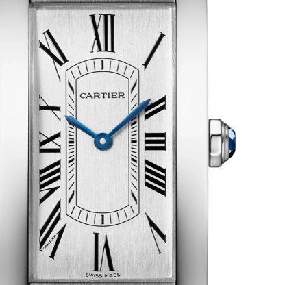 Cartier Tank Américaine Zegarek Duży Model Automatyczny Mechanizm Stal Skóra WSTA0083 - obrazek 2