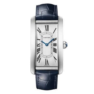 Cartier Tank Américaine Zegarek Duży Model Automatyczny Mechanizm Stal Skóra WSTA0083