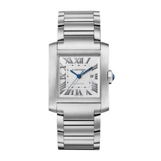 Cartier Tank Française Zegarek Duży model Automatyczny Mechaniczny Mechanizm Stalowy WSTA0067