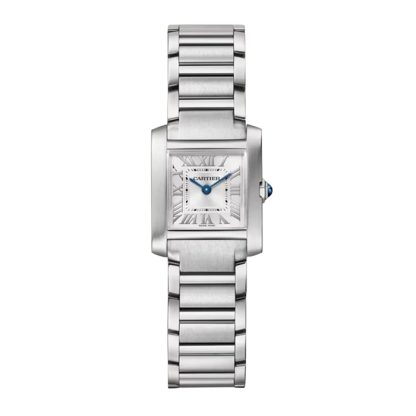 Cartier Tank Française Zegarek Mały Model Kwarcowy Mechanizm Stalowy WSTA0129