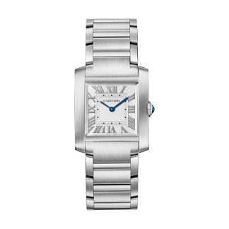 Cartier Tank Française Zegarek Średni Model Kwarcowy Mechanizm Stal WSTA0074