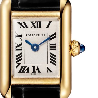 Cartier Tank Louis Cartier Zegarek Mini Model Mechanizm kwarcowy Koperta z żółtego złota WGTA0352 - obrazek 4