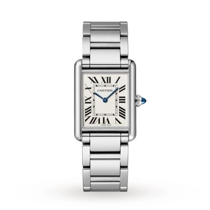 Cartier Tank Must Duży Model Kwarcowy Mechanizm Stal 33.7mm X 25.5mm WSTA0052