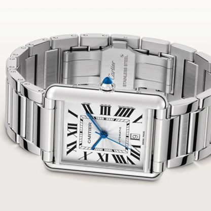 Cartier Tank Must Extra-Large Model Automatyczny Mechanizm Stal 41mm X 31mm WSTA0053 - obrazek 4