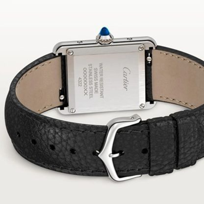 Cartier Tank Must Small Model Mechanizm kwarcowy Stal Skóra WSTA0110 - obrazek 2