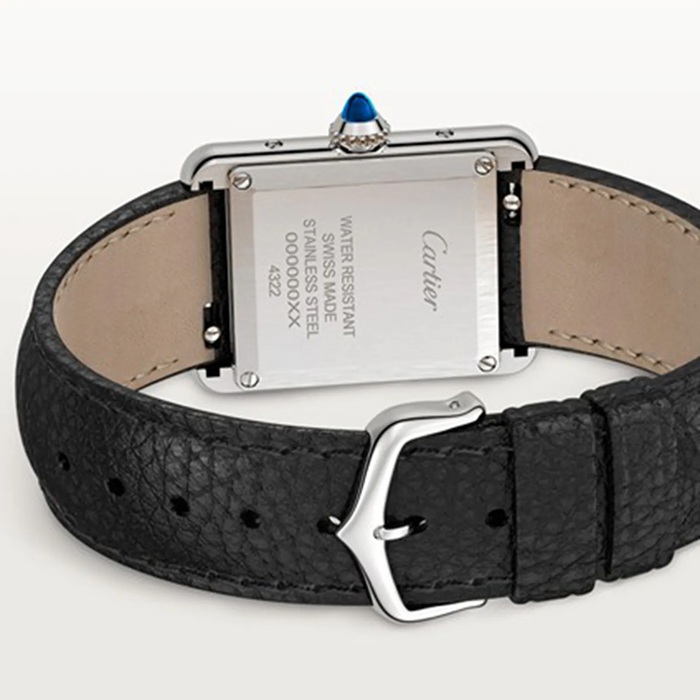Cartier Tank Must Small Model Mechanizm kwarcowy Stal Skóra WSTA0110 - obrazek 2