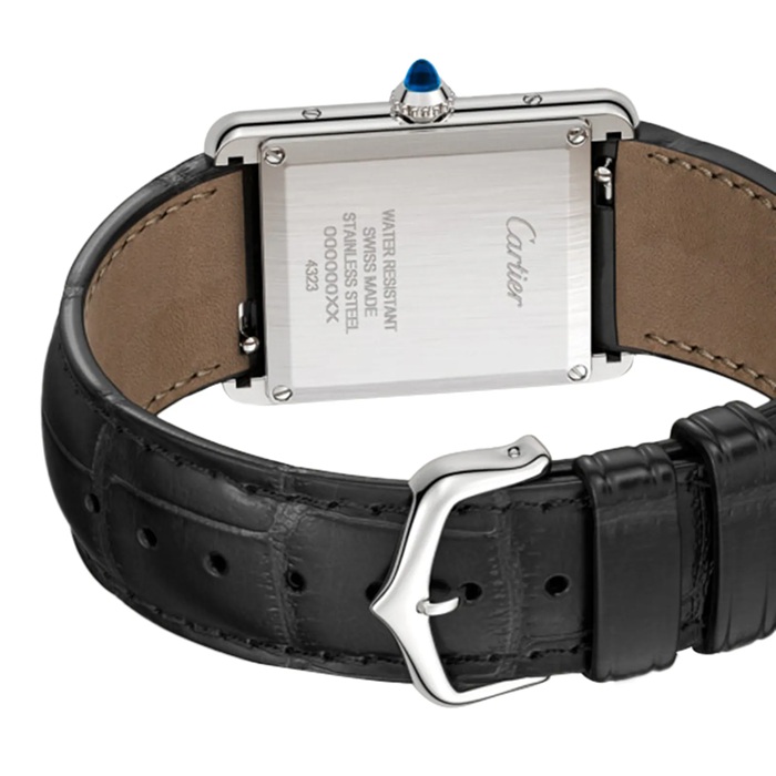 Cartier Tank Must Watch Duży Model Kwarcowy Mechanizm Stalowy WSTA0108 - obrazek 2