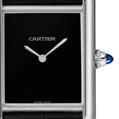Cartier Tank Must Watch Duży Model Kwarcowy Mechanizm Stalowy WSTA0108 - obrazek 5