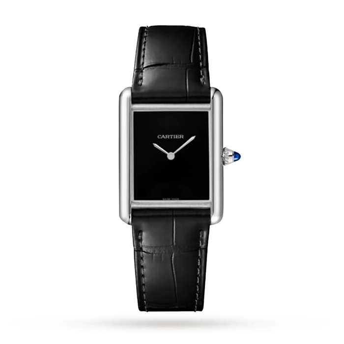 Cartier Tank Must Watch Duży Model Kwarcowy Mechanizm Stalowy WSTA0108