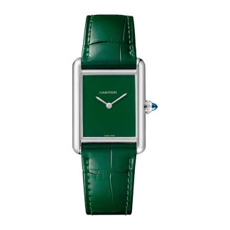Cartier Tank Must Watch Duży model Mechanizm kwarcowy Stalowa koperta WSTA0115