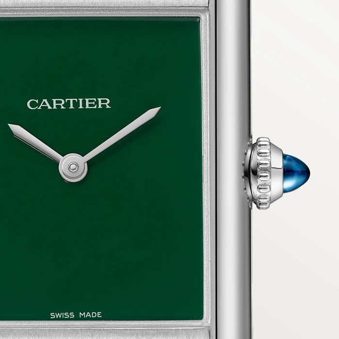 Cartier Tank Must Watch Duży model Mechanizm kwarcowy Stalowa koperta WSTA0115 - obrazek 5