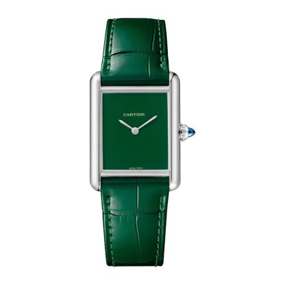 Cartier Tank Must Watch Duży model Mechanizm kwarcowy Stalowa koperta WSTA0115