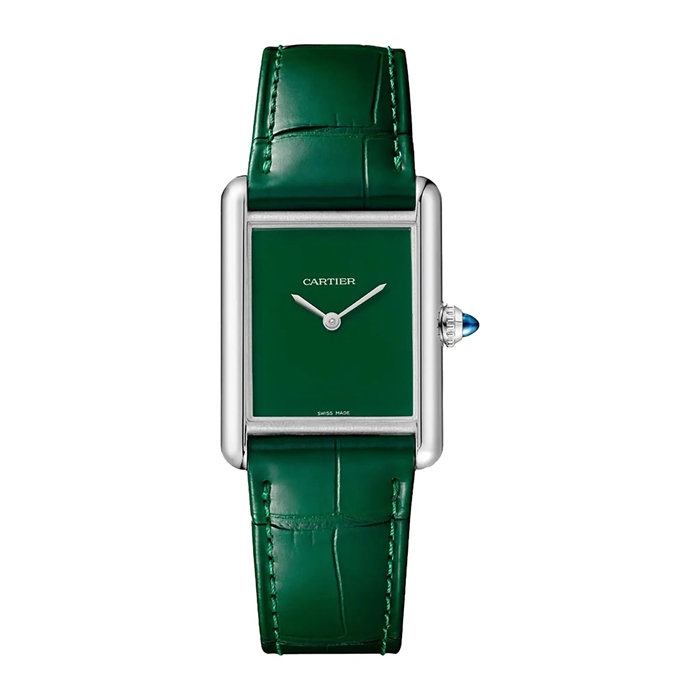 Cartier Tank Must Watch Duży model Mechanizm kwarcowy Stalowa koperta WSTA0115
