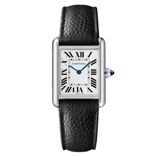 Cartier Tank Must Watch Duży model SolarBeat Mechanizm fotowoltaiczny Stalowa koperta WSTA0120